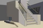 Häuser am Wannsee - Architektenentwurf Treppe